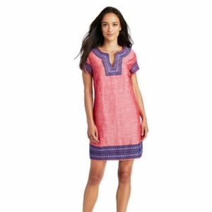 Vineyard Vines Embellished Tunic Dress Linen Blend